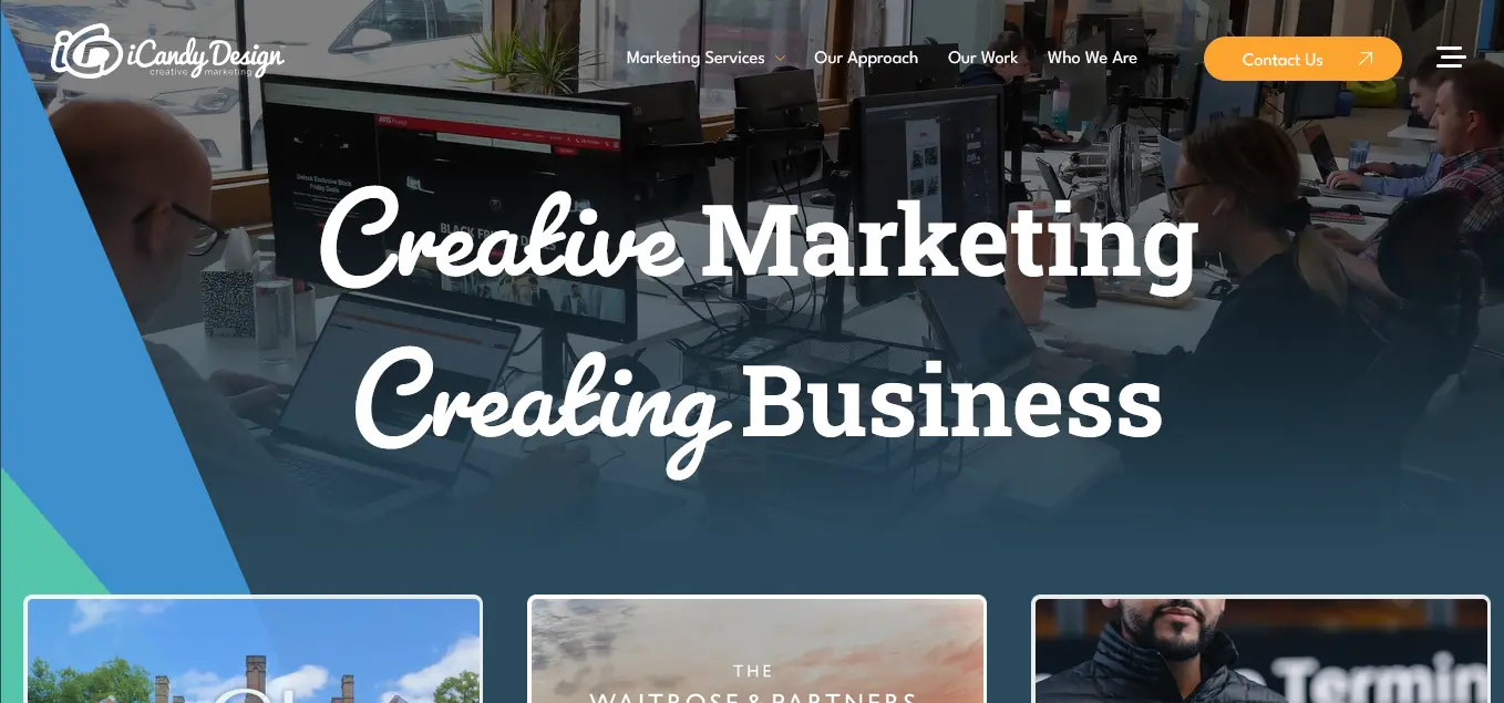 iCandy Design website design